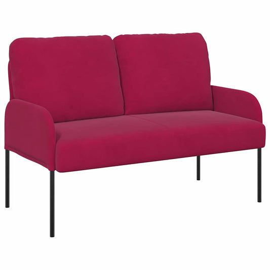 Sofas with Cushion Wine Red 115 x 56 x 80 cm Plywood Sofas with Cushion Wine Red 115 x 56 x 80 cm Plywood
