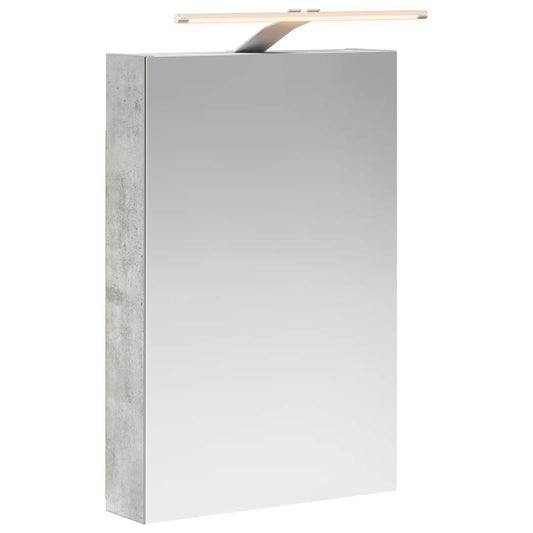 Bathroom Mirror Cabinet Concrete Grey 40 x 10.5 x 60.5 cm Bathroom Mirror Cabinet Concrete Grey 40 x 10.5 x 60.5 cm