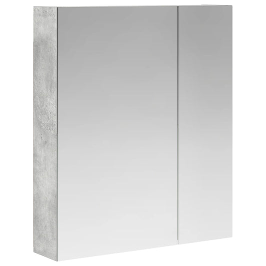 Bathroom Mirror Cabinet Concrete Grey 60 x 14.5 x 70 cm Bathroom Mirror Cabinet Concrete Grey 60 x 14.5 x 70 cm