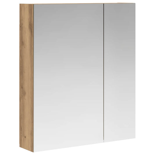 Bathroom Mirror Cabinet Artisan Oak 60 x 14.5 x 70 cm Bathroom Mirror Cabinet Artisan Oak 60 x 14.5 x 70 cm