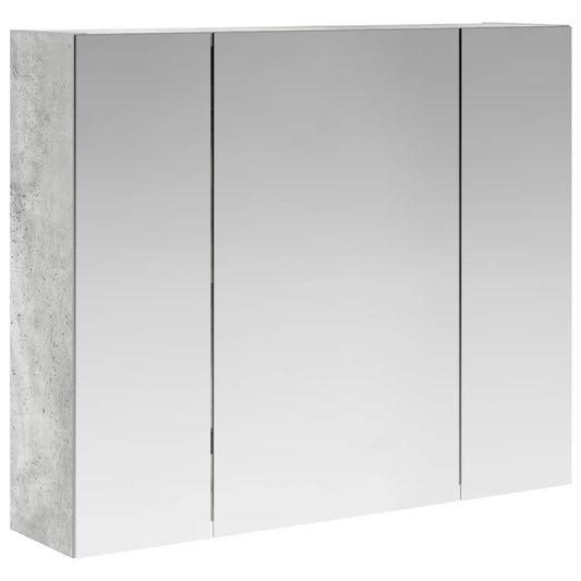 Bathroom Mirror Cabinet Concrete Grey 60 x 14.5 x 50 cm Bathroom Mirror Cabinet Concrete Grey 60 x 14.5 x 50 cm