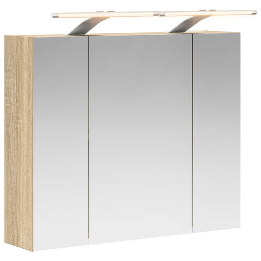 Bathroom Mirror Cabinet Sonoma Oak 60 x 14.5 x 50 cm Bathroom Mirror Cabinet Sonoma Oak 60 x 14.5 x 50 cm