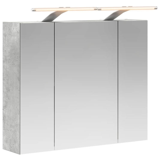 Bathroom Mirror Cabinet Concrete Grey 60 x 14.5 x 50 cm Bathroom Mirror Cabinet Concrete Grey 60 x 14.5 x 50 cm