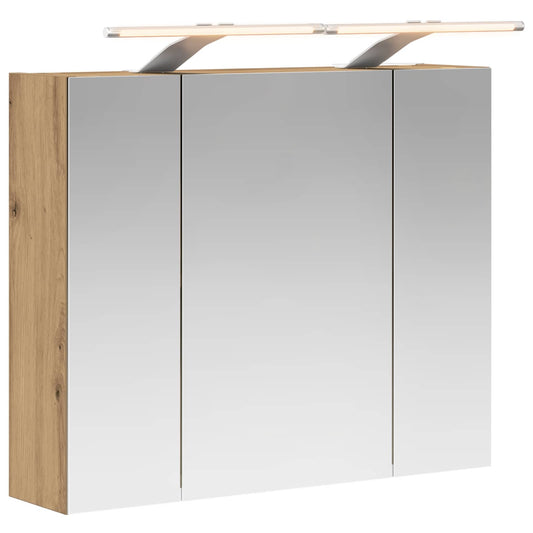 Bathroom Mirror Cabinet Artisan Oak 60 x 14.5 x 50 cm Bathroom Mirror Cabinet Artisan Oak 60 x 14.5 x 50 cm
