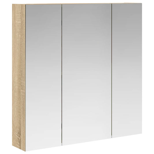 Bathroom Mirror Cabinet Sonoma Oak 70 x 14.5 x 70 cm Bathroom Mirror Cabinet Sonoma Oak 70 x 14.5 x 70 cm