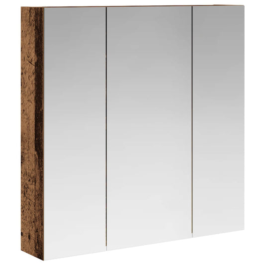 Bathroom Mirror Cabinet Old Wood 70 x 14.5 x 70 cm Bathroom Mirror Cabinet Old Wood 70 x 14.5 x 70 cm