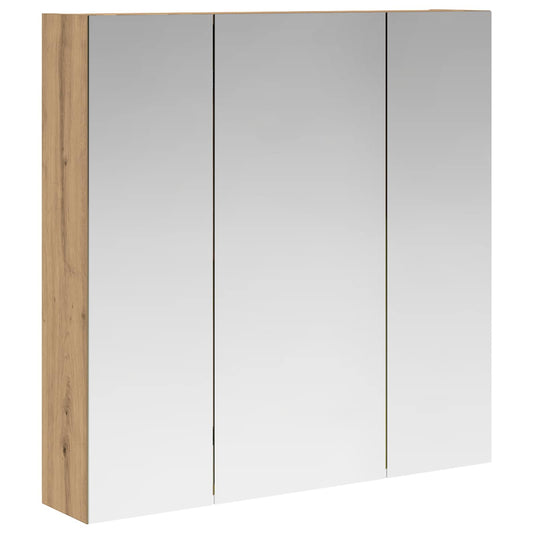 Bathroom Mirror Cabinet Artisan Oak 70 x 14.5 x 70 cm Bathroom Mirror Cabinet Artisan Oak 70 x 14.5 x 70 cm