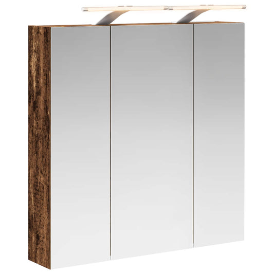 Bathroom Mirror Cabinet Old Wood 70 x 14.5 x 70 cm Bathroom Mirror Cabinet Old Wood 70 x 14.5 x 70 cm
