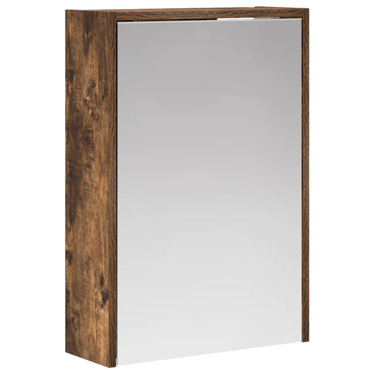 Bathroom Mirror Cabinet Smoked Oak 43 x 16 x 62.5 cm Bathroom Mirror Cabinet Smoked Oak 43 x 16 x 62.5 cm