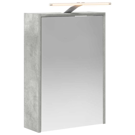 Bathroom Mirror Cabinet Concrete Grey 43 x 16 x 62.5 cm Bathroom Mirror Cabinet Concrete Grey 43 x 16 x 62.5 cm