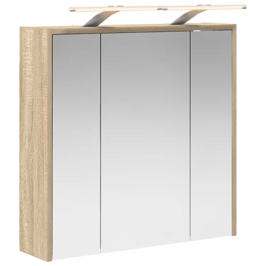 Bathroom Mirror Cabinet Sonoma Oak 63.5 x 16 x 62.5 cm Bathroom Mirror Cabinet Sonoma Oak 63.5 x 16 x 62.5 cm