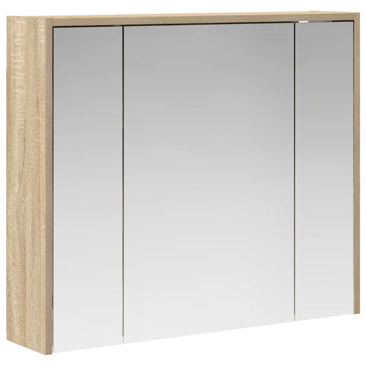 Bathroom Mirror Cabinet Sonoma Oak 73.5 x 16 x 62.5 cm Bathroom Mirror Cabinet Sonoma Oak 73.5 x 16 x 62.5 cm