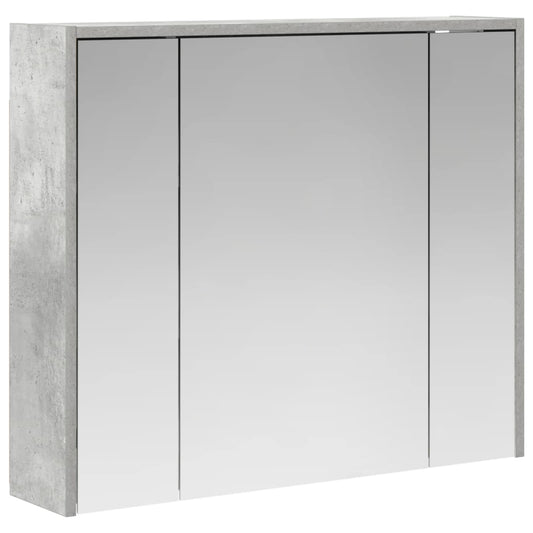 Bathroom Mirror Cabinet Concrete Grey 73.5 x 16 x 62.5 cm Bathroom Mirror Cabinet Concrete Grey 73.5 x 16 x 62.5 cm