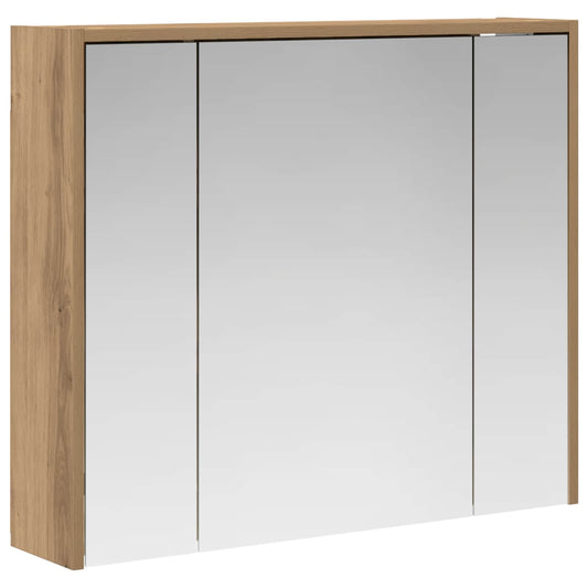 Bathroom Mirror Cabinet Artisian Oak 73.5 x 16 x 62.5 cm Bathroom Mirror Cabinet Artisian Oak 73.5 x 16 x 62.5 cm