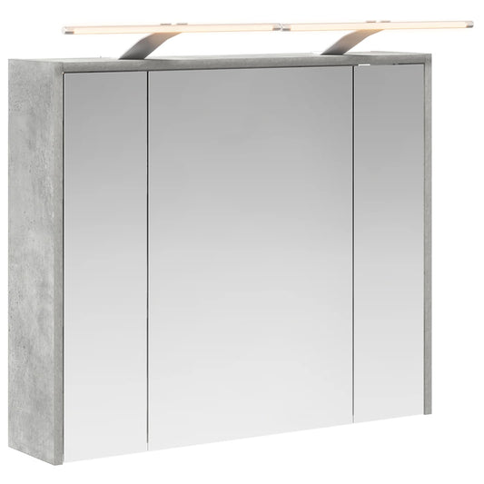 Bathroom Mirror Cabinet Concrete Grey 73.5 x 16 x 62.5 cm Bathroom Mirror Cabinet Concrete Grey 73.5 x 16 x 62.5 cm