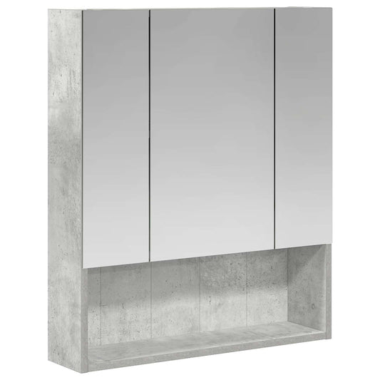 Bathroom Mirror Cabinet Concrete Grey 60 x 14.5 x 70 cm Bathroom Mirror Cabinet Concrete Grey 60 x 14.5 x 70 cm