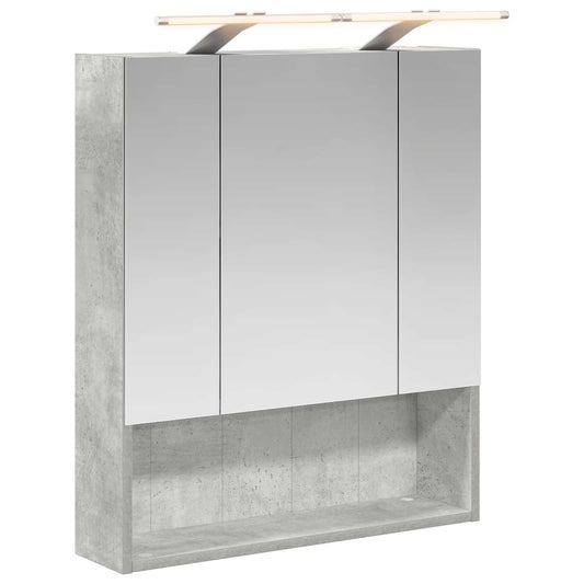 Bathroom Mirror Cabinet Concrete Grey 60 x 14.5 x 70 cm Bathroom Mirror Cabinet Concrete Grey 60 x 14.5 x 70 cm