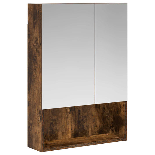 Bathroom Mirror Cabinet Smoked Oak 50 x 14.5 x 70 cm Bathroom Mirror Cabinet Smoked Oak 50 x 14.5 x 70 cm