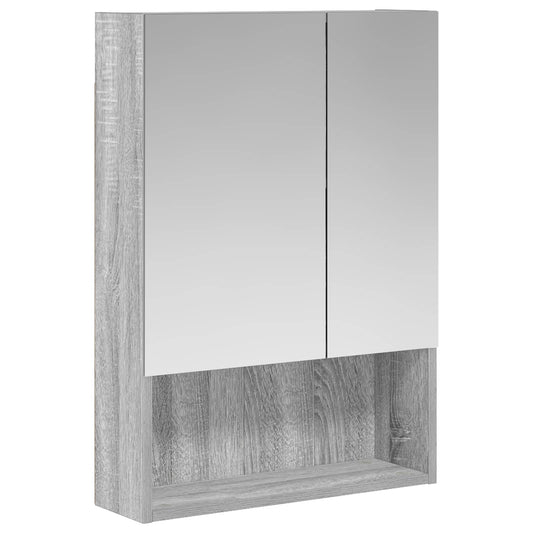 Bathroom Mirror Cabinet Grey Sonoma 50 x 14.5 x 70 cm Bathroom Mirror Cabinet Grey Sonoma 50 x 14.5 x 70 cm