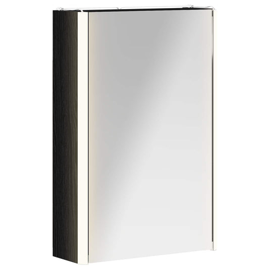 Bathroom Mirror Cabinet Black Oak 33 x 11.5 x 50 cm Bathroom Mirror Cabinet Black Oak 33 x 11.5 x 50 cm