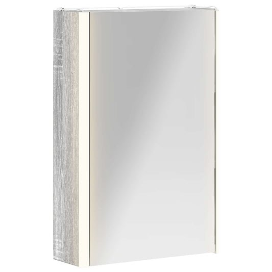Bathroom Mirror Cabinet Grey Sonoma 33 x 11.5 x 50 cm Bathroom Mirror Cabinet Grey Sonoma 33 x 11.5 x 50 cm