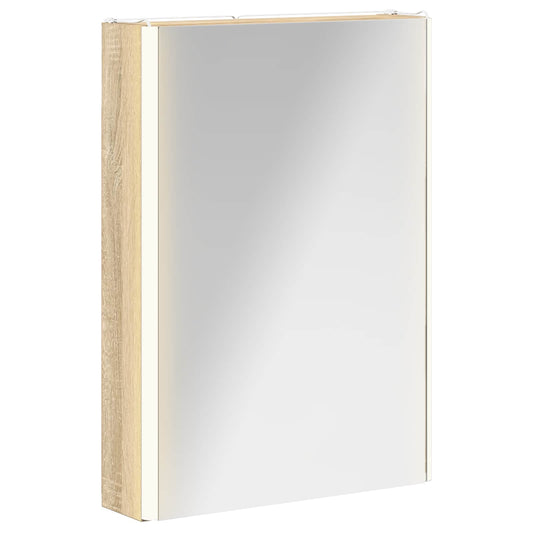 Bathroom Mirror Cabinet Sonoma Oak 43 x 11.5 x 60.5 cm Bathroom Mirror Cabinet Sonoma Oak 43 x 11.5 x 60.5 cm