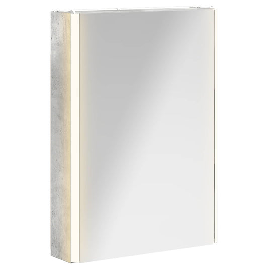 Bathroom Mirror Cabinet Concrete Grey 43 x 11.5 x 60.5 cm Bathroom Mirror Cabinet Concrete Grey 43 x 11.5 x 60.5 cm