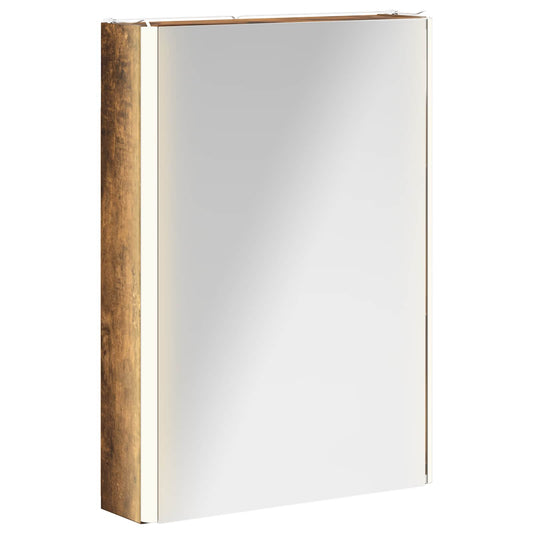 Bathroom Mirror Cabinet Smoked Oak 43 x 11.5 x 60.5 cm Bathroom Mirror Cabinet Smoked Oak 43 x 11.5 x 60.5 cm