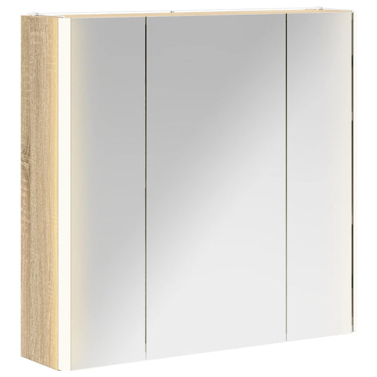 Bathroom Mirror Cabinet Sonoma Oak 63.5 x 15.5 x 60.5 cm Bathroom Mirror Cabinet Sonoma Oak 63.5 x 15.5 x 60.5 cm