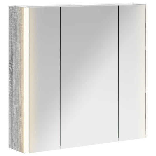 Bathroom Mirror Cabinet Grey Sonoma 63.5 x 15.5 x 60.5 cm Bathroom Mirror Cabinet Grey Sonoma 63.5 x 15.5 x 60.5 cm