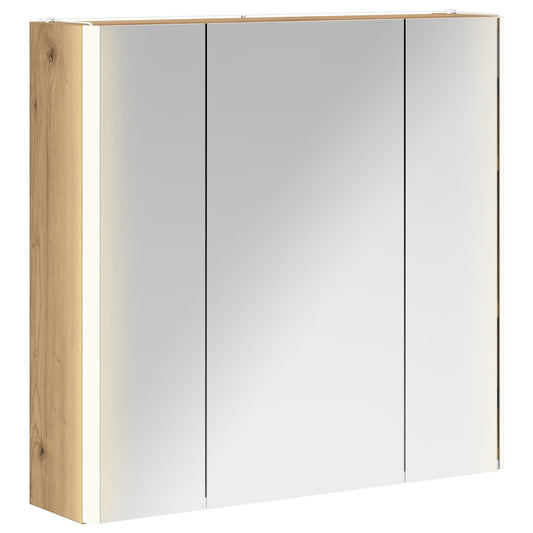 Bathroom Mirror Cabinet Artisian Oak 63.5 x 15.5 x 60.5 cm Bathroom Mirror Cabinet Artisian Oak 63.5 x 15.5 x 60.5 cm