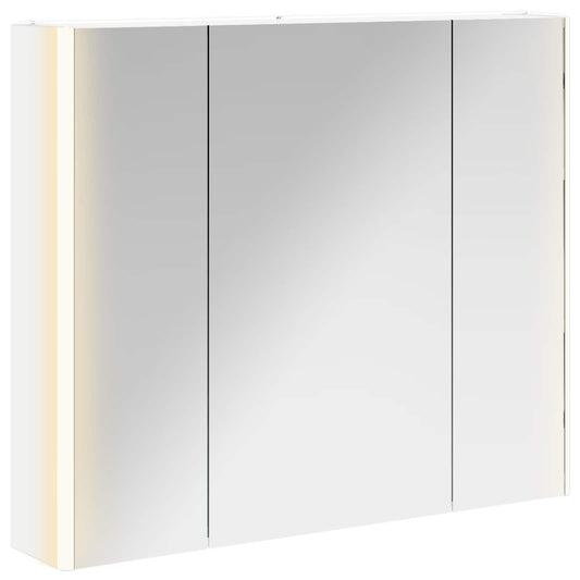 Bathroom Mirror Cabinet White 83.5 x 15.5 x 70 cm Bathroom Mirror Cabinet White 83.5 x 15.5 x 70 cm