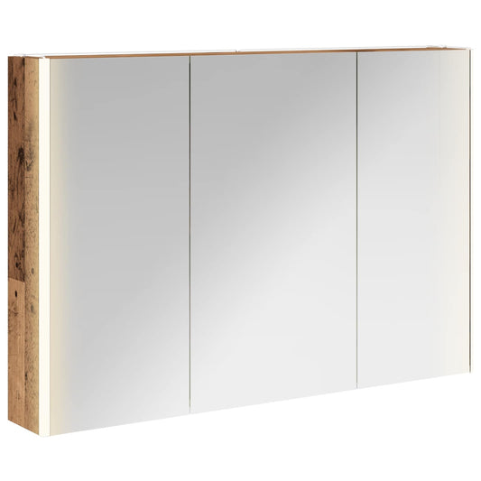 Bathroom Mirror Cabinet Old Wood 103.5 x 15.5 x 70 cm Bathroom Mirror Cabinet Old Wood 103.5 x 15.5 x 70 cm