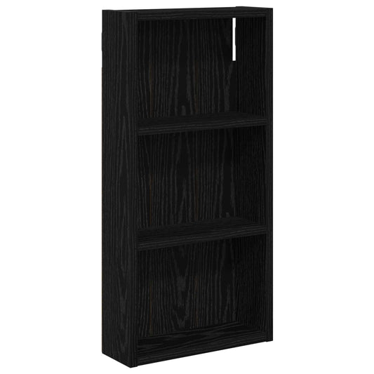 Bathroom Wall Cabinet Black Oak 30 x 10 x 60.5 cm Bathroom Wall Cabinet Black Oak 30 x 10 x 60.5 cm