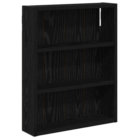 Bathroom Wall Cabinet Black Oak 40 x 10 x 50 cm Engineered wood Bathroom Wall Cabinet Black Oak 40 x 10 x 50 cm Engineered wood