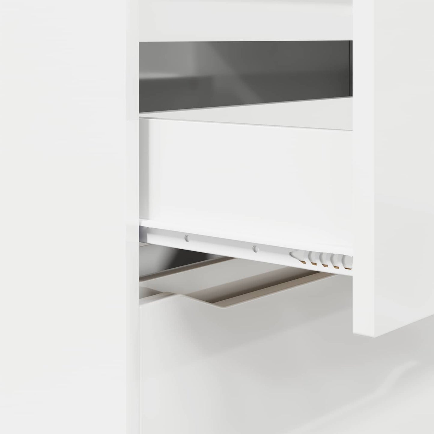 Storage Cabinets High Gloss White 80 x 48 x 105 cm