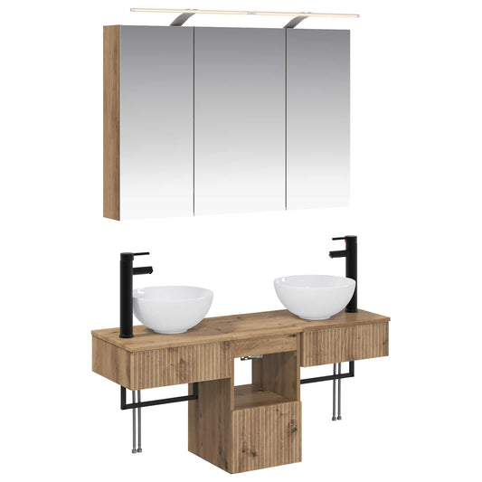 Bathroom Cabinet Set 4 pcs Artisan Oak Engineered Wood Bathroom Cabinet Set 4 pcs Artisan Oak Engineered Wood