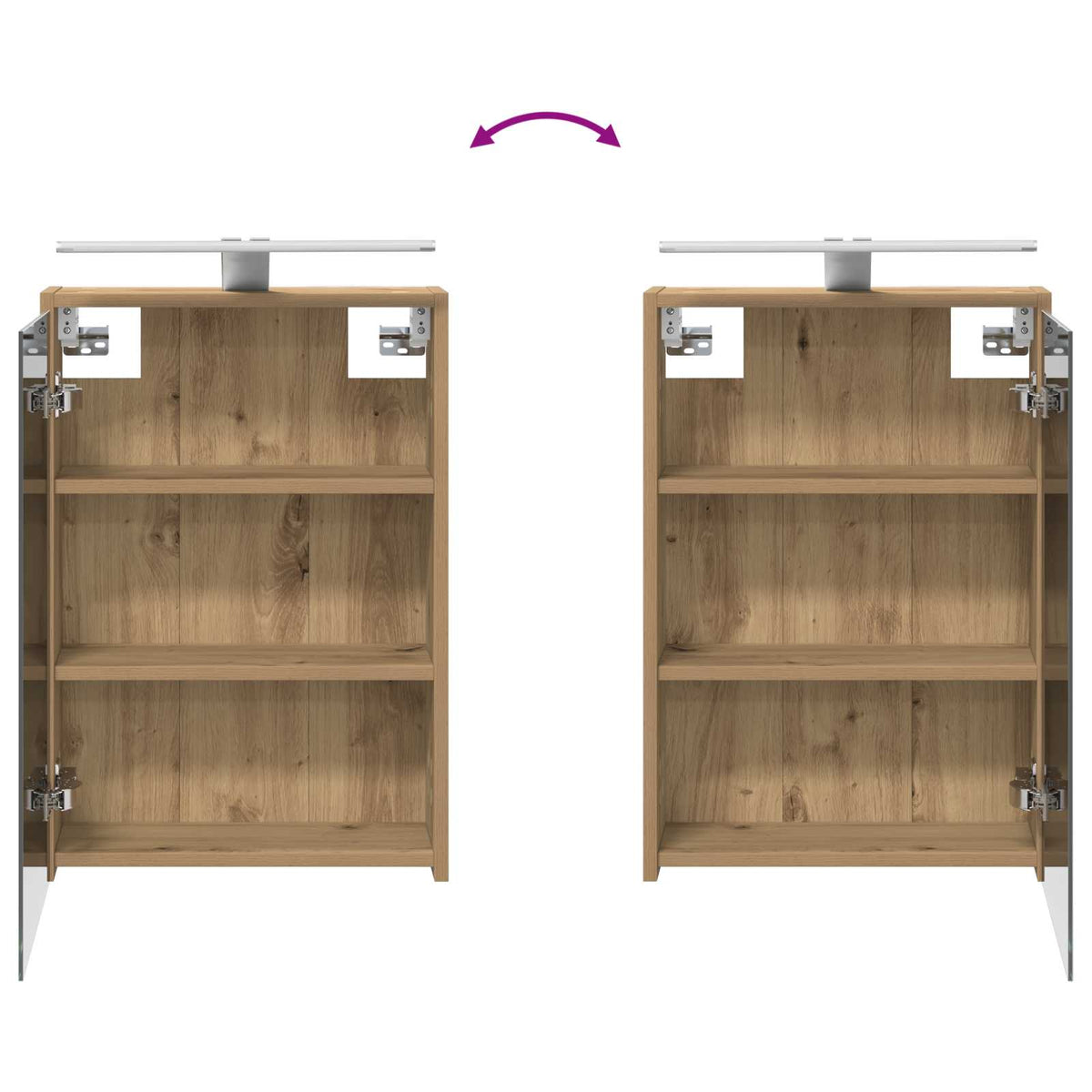 Bathroom Furniture Set 4 pcs Artisan Oak