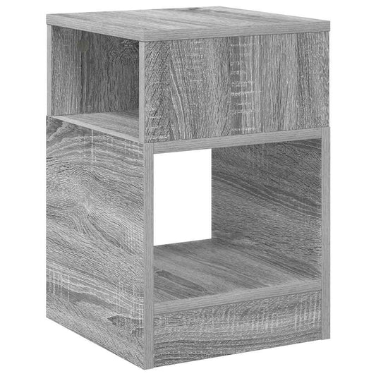 End Table Grey Sonoma 30.5 x 30 x 45 cm Engineered Wood End Table Grey Sonoma 30.5 x 30 x 45 cm Engineered Wood