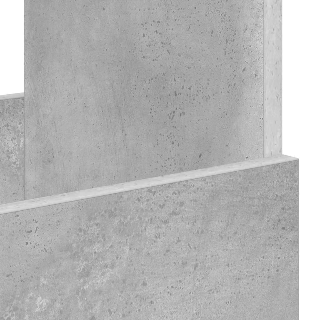 Magazine Rack 2 pcs Concrete Grey 35 x 30 x 45 cm