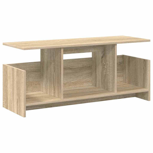 TV Stand Sonoma Oak 102 x 35 x 45 cm Engineered Wood TV Stand Sonoma Oak 102 x 35 x 45 cm Engineered Wood
