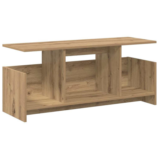 TV Stand Artisan Oak 102 x 35 x 45 cm Engineered Wood TV Stand Artisan Oak 102 x 35 x 45 cm Engineered Wood