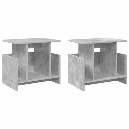 TV Stand 2 pcs Concrete Grey 50 x 35 x 45 cm Engineered Wood TV Stand 2 pcs Concrete Grey 50 x 35 x 45 cm Engineered Wood