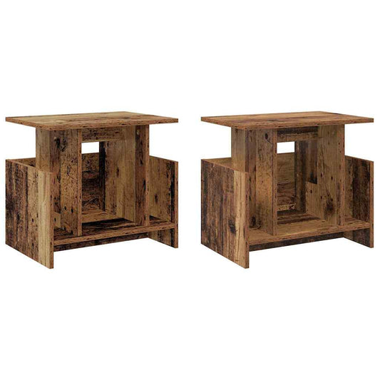 TV Stand 2 pcs Old Wood 50 x 35 x 45 cm Engineered Wood TV Stand 2 pcs Old Wood 50 x 35 x 45 cm Engineered Wood