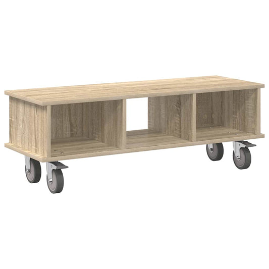 TV Stand Sonoma Oak 100 x 35 x 35 cm Engineered Wood TV Stand Sonoma Oak 100 x 35 x 35 cm Engineered Wood