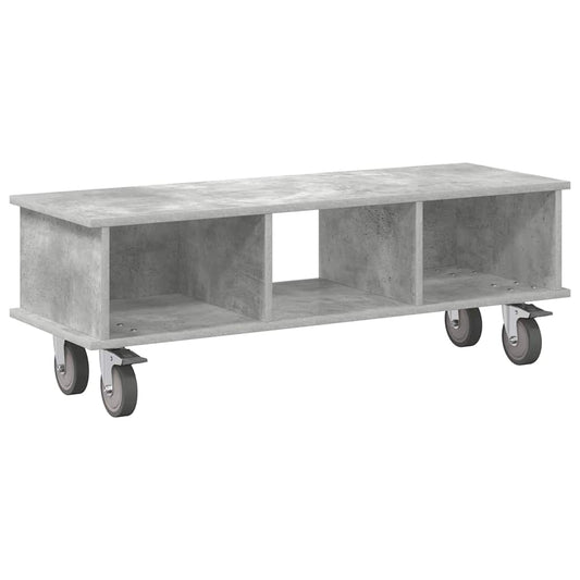 TV Stand Concrete Grey 100 x 35 x 35 cm Engineered Wood TV Stand Concrete Grey 100 x 35 x 35 cm Engineered Wood