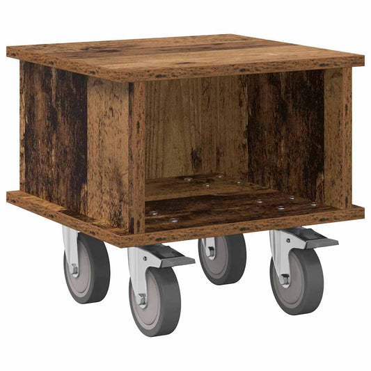 TV Stand Old Wood 37 x 35 x 35 cm Engineered Wood TV Stand Old Wood 37 x 35 x 35 cm Engineered Wood