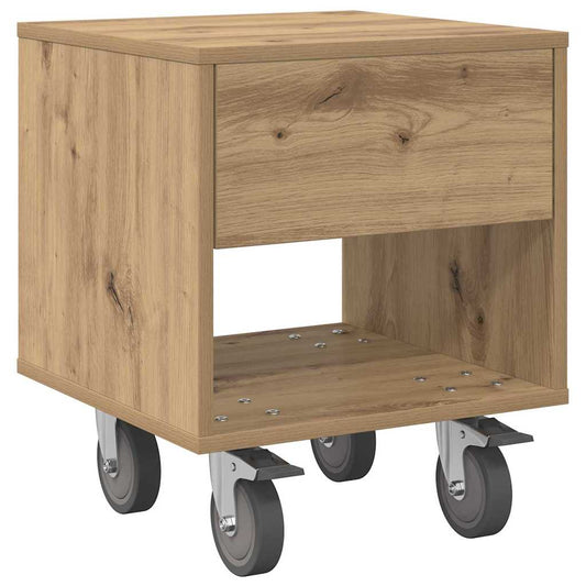Bedside Table Artisan Oak 40.5 x 40 x 48 cm Engineered Wood Bedside Table Artisan Oak 40.5 x 40 x 48 cm Engineered Wood
