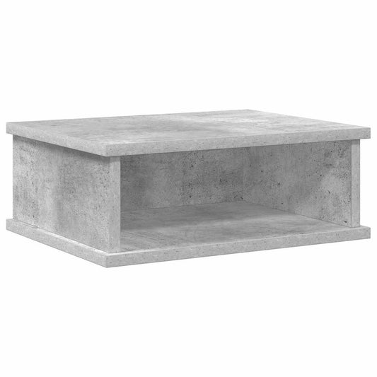 Bedside Table Concrete Grey 40 x 31 x 15 cm Engineered Wood Bedside Table Concrete Grey 40 x 31 x 15 cm Engineered Wood