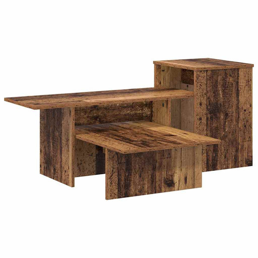 Console Table Old Wood 91.5 x 35 x 38.5 cm Engineered Wood Console Table Old Wood 91.5 x 35 x 38.5 cm Engineered Wood